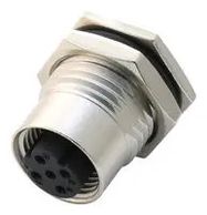 SENSOR CONN, M12, RCPT, 4POS, PCB