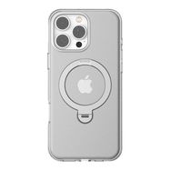 Torras Ostand Spin Series Case for iPhone 16 Pro (Transparent), Torras