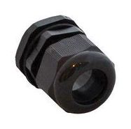 CABLE GLAND, NYLON, 18MM, BLACK