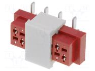 Connector: wire-board; socket; female; PIN: 8; 30V; 1A; vertical; SMT AMPHENOL COMMUNICATIONS SOLUTIONS