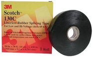 TAPE, SPLICING, RUBBER, BLACK 25MMX9.1MM