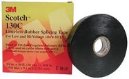 TAPE, SPLICING, RUBBER, BLACK 25MMX9.1MM