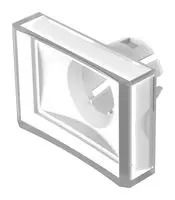 LENS, 21.5X15.3MM, PLASTIC, TRANSPARENT