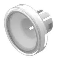 LENS, 15.8MM, ROUND, PLASTIC, WHITE