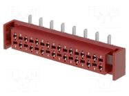 Connector: wire-board; socket; female; PIN: 16; 30V; 1A; vertical AMPHENOL COMMUNICATIONS SOLUTIONS
