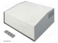 Enclosure: desktop; 500; X: 190mm; Y: 178mm; Z: 96mm; steel; dark grey HAMMOND