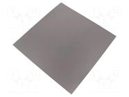 Shielding mat; 240x240x0.5mm; Permeability: 100; self-adhesive KEMET