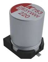 POLYMER CAP, 680UF, 25V, RADIAL CAN, SMD