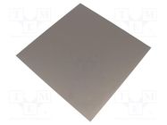 Shielding mat; 240x240x0.03mm; Permeability: 60; self-adhesive 