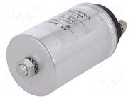 Capacitor: polypropylene; 6uF; Leads: M6 screws; ESR: 5mΩ; M8 screw KEMET