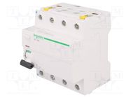 RCD breaker; Inom: 80A; Ires: 300mA; Poles: 4; 400VAC; IP20; 1÷25mm2 