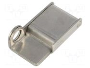 Blockade; stainless steel; W: 36mm; H: 12.5mm; L: 63.5mm RST ROZTOCZE