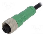 Cable: for sensors/automation; M12; PIN: 4; straight; 1.5m; plug PHOENIX CONTACT