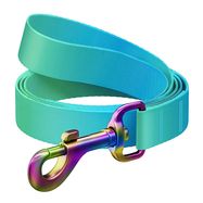 WAUDOG gradient nylon dog leash, 15mm wide, 122cm long, blue, Waudog