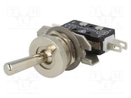 Switch: toggle; Pos: 2; SPST-NO + SPST-NC; ON-ON; 2.5A/230VAC PROMET