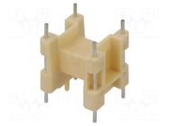 Coil former: with pins; vertical; PET; No.of term: 4; soldered FERROXCUBE