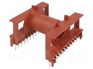 Coil former: with pins; plastic; THT; H: 43.4mm; X1: 55.88mm; 2x12 WEISSER