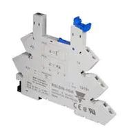 SSR SOCKET, 6A, 250V, DIN RAIL, SPRING