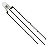 LED, RED, GREEN, 630/574NM, 60DEG, 3MM