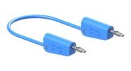 STACK 4MM BANANA PLUG-PLUG, BLUE, 19A/1M