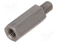 Screwed spacer sleeve; 20mm; Int.thread: M5; Ext.thread: M5 DREMEC