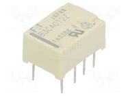 Relay: electromagnetic; DPDT; Ucoil: 12VDC; 2A; 0.3A/125VAC; FTR-B3 FCL Components