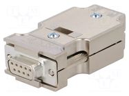 Connector: D-Sub; PIN: 9; plug; female; straight; screw terminal PHOENIX CONTACT