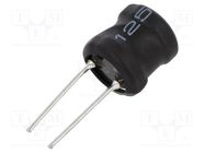 Inductor: wire; THT; 470uH; Ioper: 1.2A; 685mΩ; ±10%; Ø11.5x11.5mm FERROCORE