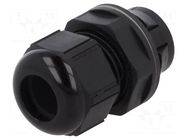 Cable gland; IP68; polyamide; black; push-in; Ømount.hole: 20.3mm LAPP