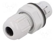 Cable gland; IP68; polyamide; light grey; push-in; SKINTOP® LAPP