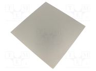 Shielding mat; 240x240x0.2mm; Permeability: 100; self-adhesive 