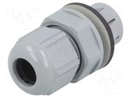 Cable gland; IP68; polyamide; dark grey; push-in; SKINTOP® LAPP