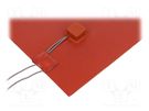 Heating mat; silicone; 400x290mm; 230V; 1000W; -30÷180°C; 2W/cm2 SEDES GROUP