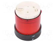 Module: light signaller; red; LED; 24VDC; 24VAC; IP65; Ø70mm SCHNEIDER ELECTRIC