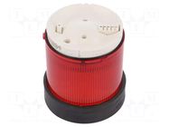 Module: light signaller; red; LED; 24VDC; 24VAC; IP65; Ø70mm SCHNEIDER ELECTRIC