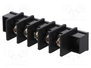 PCB terminal block; straight; 9.5mm; ways: 5; THT,screw terminal DEGSON ELECTRONICS