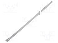 Cable tie; L: 840mm; W: 7.9mm; stainless steel AISI 304; 1112N RAYCHEM RPG