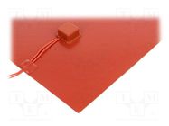 Heating mat; silicone; 470x240mm; 230V; 700W; -30÷180°C; 2W/cm2 SEDES GROUP