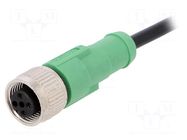 Cable: for sensors/automation; M12; PIN: 3; straight; 1.5m; plug PHOENIX CONTACT