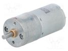 Motor: DC; with gearbox; LP; 12VDC; 1.1A; Shaft: D spring; 110rpm POLOLU
