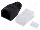 Plug; RJ45; PIN: 8; Cat: 6; unshielded,with protection; Layout: 8p8c LOGILINK