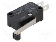 Microswitch SNAP ACTION; 15A/250VAC; 0.6A/125VDC; SPDT; ON-(ON) OMRON Electronic Components