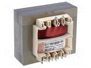 Transformer: mains; 15VA; 230VAC; 9.4V; 1.9A; Leads: solder lugs INDEL