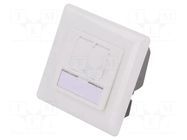 Connector: RJ45; socket; Cat: 6a; shielded,double; 8p8c; white; IDC LOGILINK