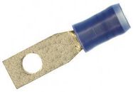 TERMINAL, RECTANGULAR TONGUE, #6, BLUE