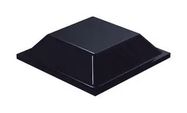 BUMPER / FEET, SQUARE/BLACK/12.7 X 3.1MM