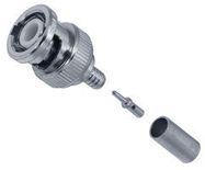 RF/COAXIAL, SHV PLUG, STRAIGHT, CRIMP