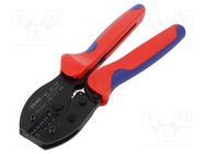 Tool: for crimping; insulated solder sleeves; 0.25÷6mm2 KNIPEX