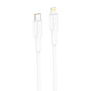 Foneng XS01 PD27W USB-C to Lightning cable, 1m (white), Foneng