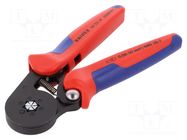 Tool: for crimping; insulated solder sleeves; 0.08÷10mm2 KNIPEX